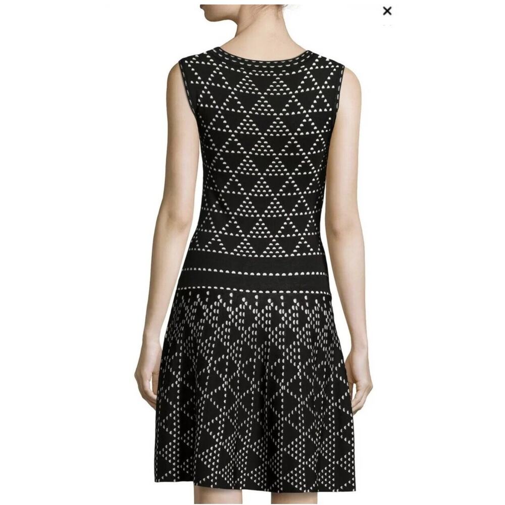Nannette  Lepore Black and White Dazzling Diamond Dress - size Small - Picture 2 of 11